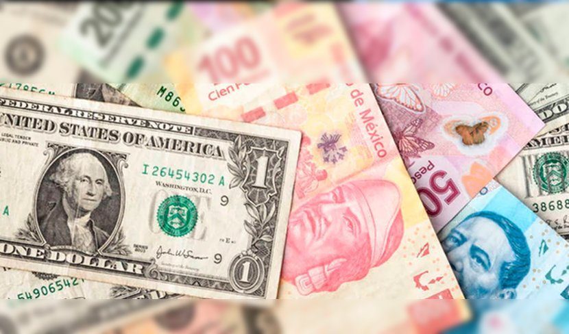 dolar peso mexicano precio tipo cambio monedas billetes