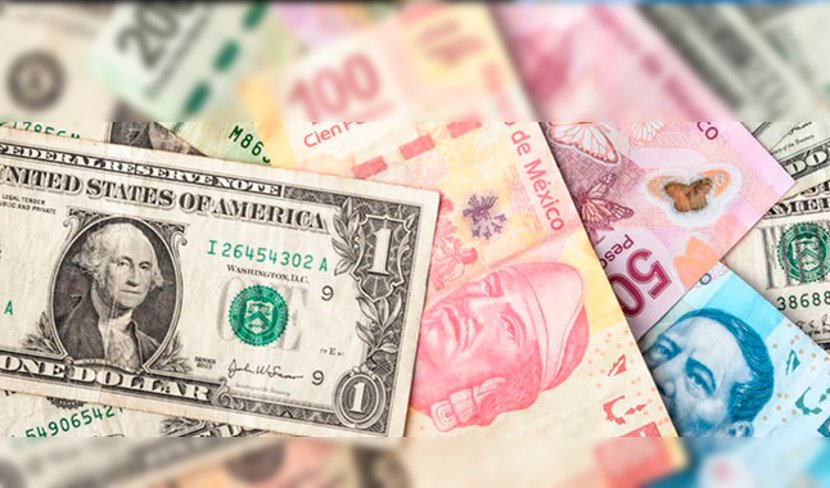 dolar peso mexicano precio tipo cambio monedas billetes
